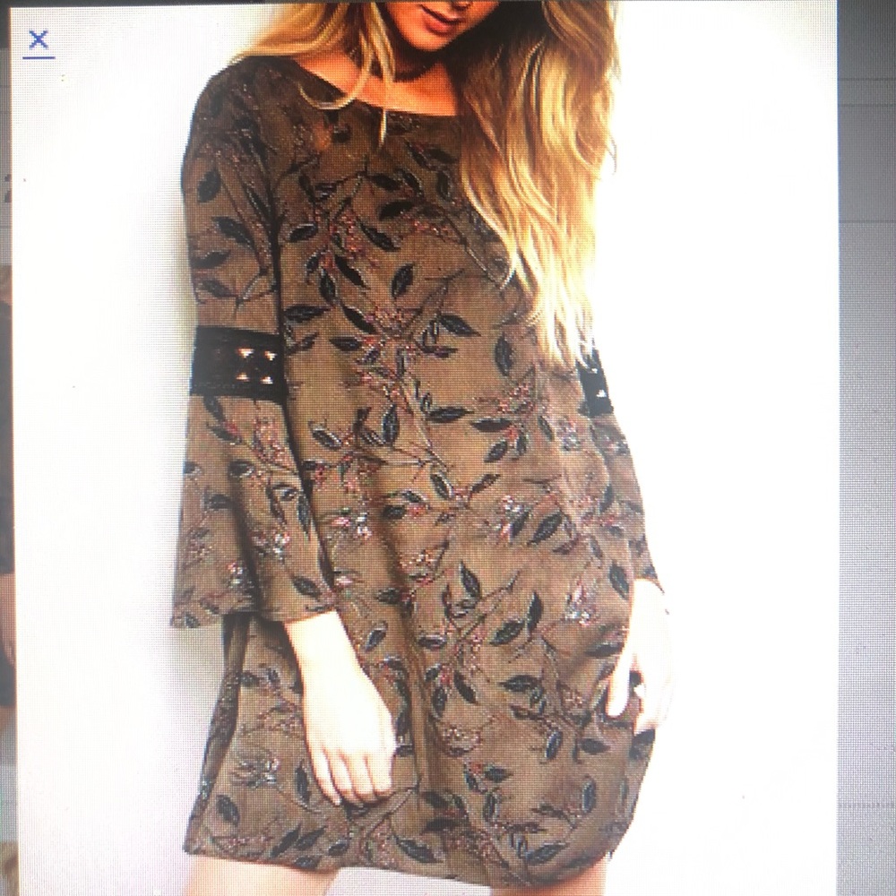 Olive Green Boho Dress